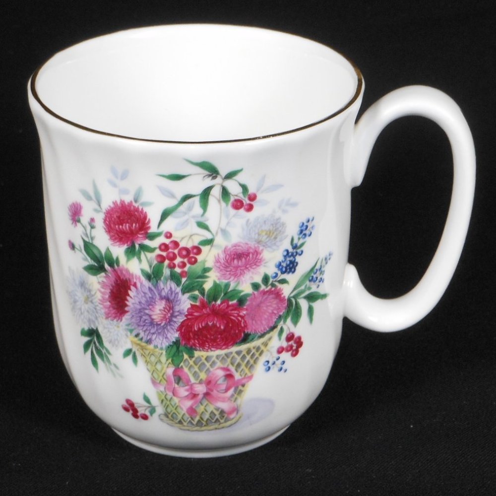 A beautiful floral Duchess UK coffee mug